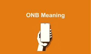 What Does ONB Mean